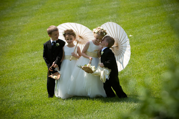 wedding photo by J Garner Photography, flower girls, ring bearers, adorable